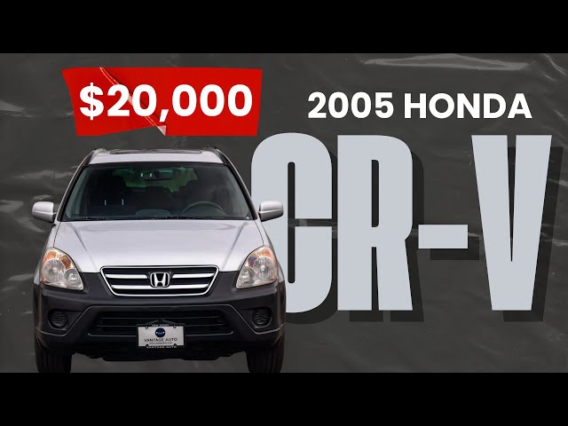 2005 Honda CR-V with a 5-Speed Sells for $20,000