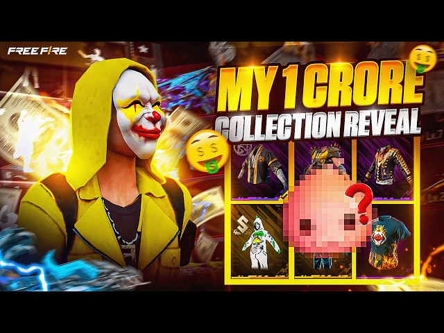 My ₹1 Crore Free Fire ID Collection🤑 💸🔥 | ₹100 vs ₹1 Crore! 😱🔥 Monty Bhai