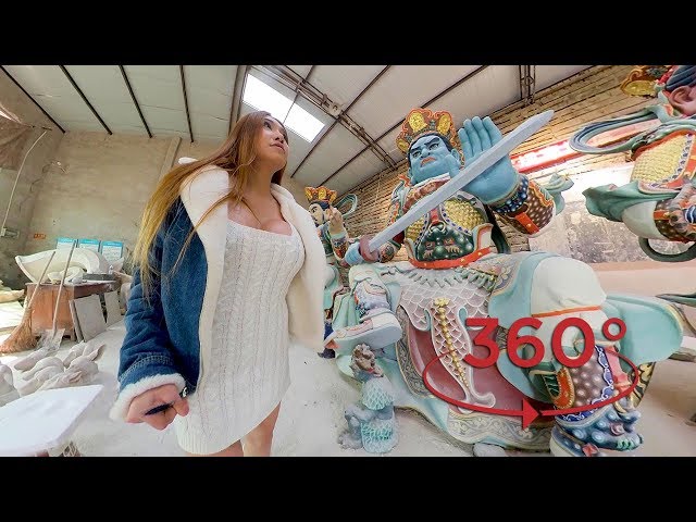 Chinese Artist Sun Shiqian Sculpture Workshop 360º VR