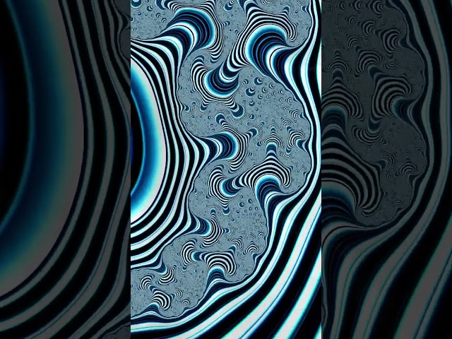 #mindblowing #trancemusic #shortart Velocity Stripes: Psytrance Fractal Animation in White & Blue