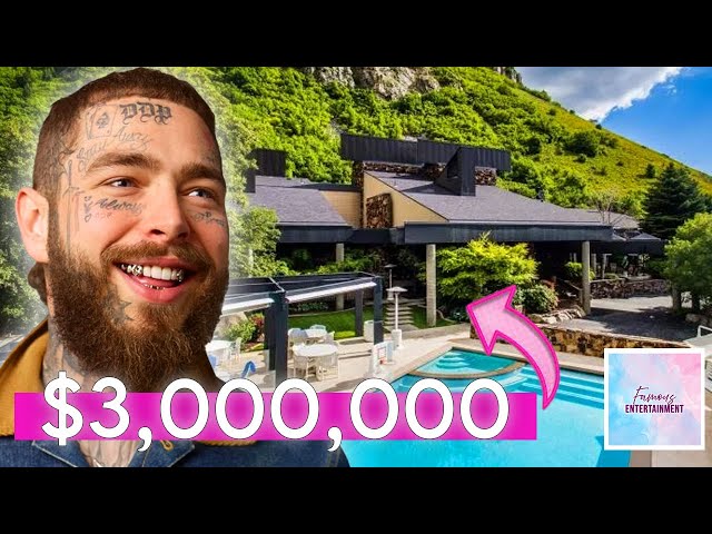 Post Malone | Inside His Luxury $3 Million Utah Mansion With Bunker | House Tour 2024