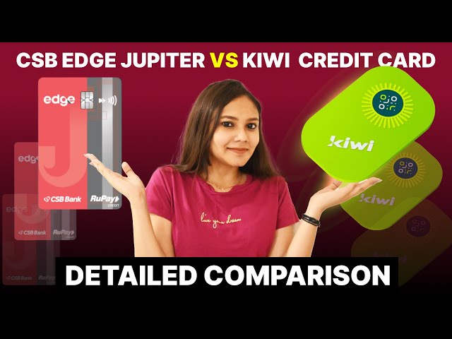 Kiwi Credit Card vs Edge Jupiter Credit Card | Detailed Comparison #trending #shorts #creditcard