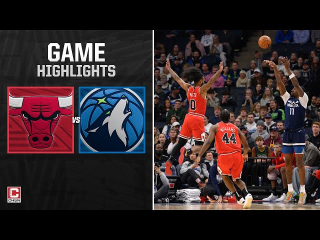 Chicago Bulls Team Highlights vs. Minnesota Timberwolves - Game Highlights | CHSN Chicago Bulls