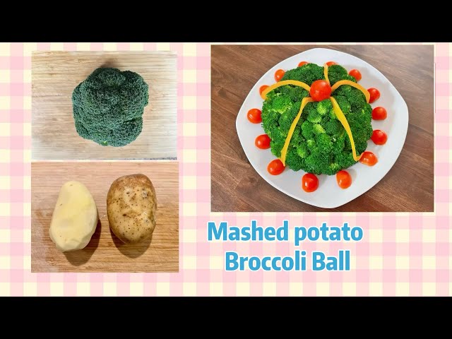 Delicious Nutritious Mashed Potato Broccoli Ball - Simple ingredients-Easy to make