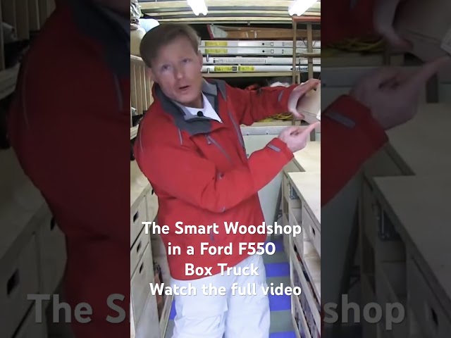 The Smart Woodshop in a Ford F550 Box Truck