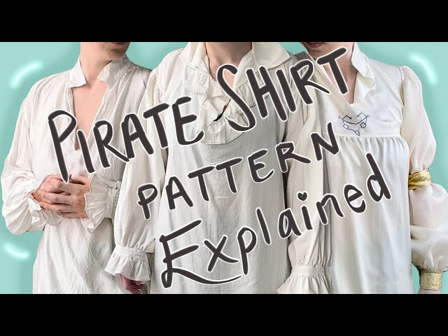 how to adjust and alter a pirate shirt pattern