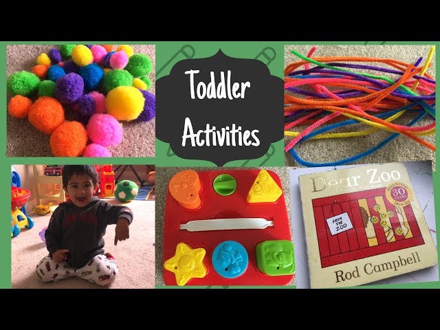 DIY Activities - 1-2 years old II Fun activities II Toddler Activities II HappyHomeHappyLife