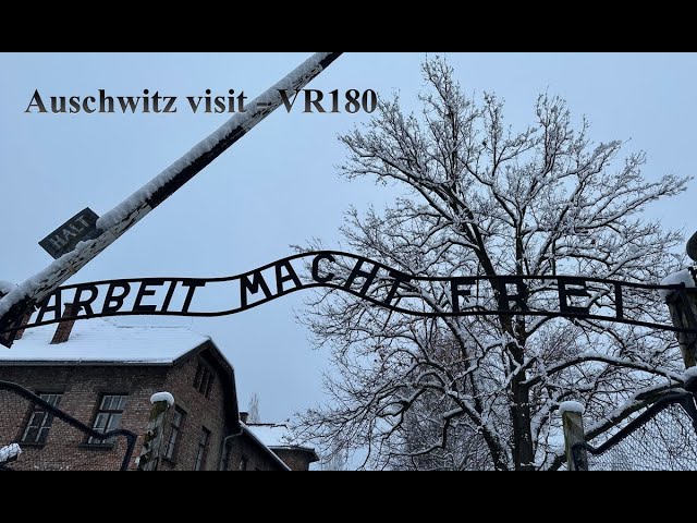 Visite du camp d'Auschwitz en VR180