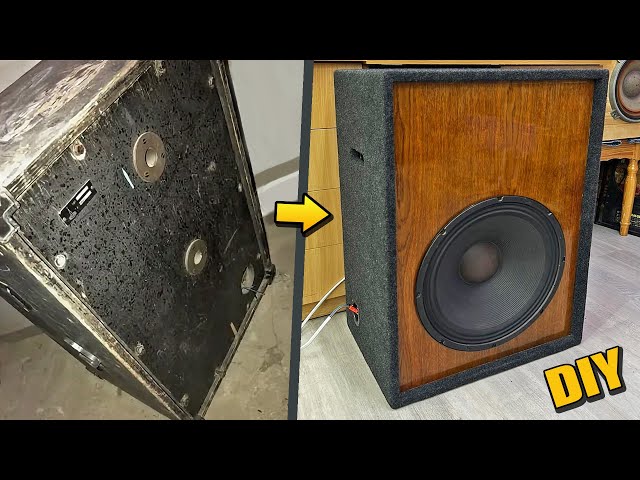 DIY SUBWOOFER FROM AN OLD SPEAKER