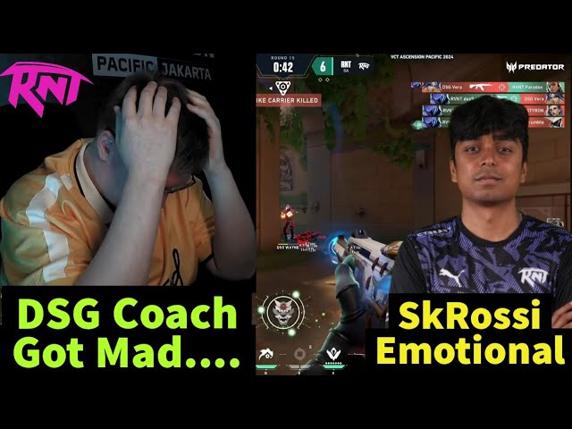 DSG Coach Got Mad When SkRossi Did This | Dos9 Crispy AIM | RNT Vs DSG Highlights 😳