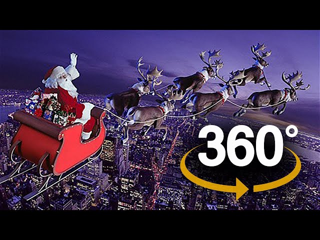 Realidade Virtual 360°: Passeio de trenó com o Papai Noel!