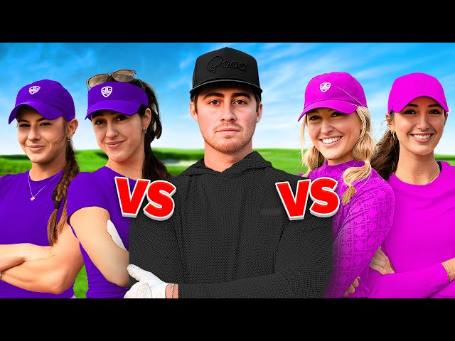 I Challenged The Best Girl Golfers on YouTube