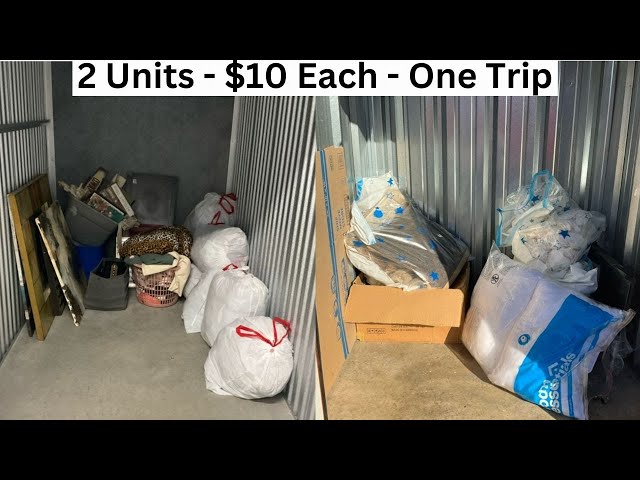 I Won 2 Storage Units For $10 Each On The Same Day | 2 Different Locations | One Trip