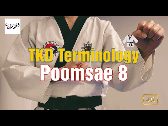 Taekwondo Terminology - Poomsae 8 (Tutorial #9)