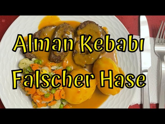 Hackbraten | Falscher Hase aus dem Ofen | Alman kebabı | Sürpriz video