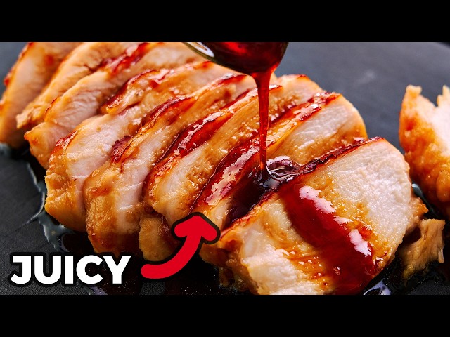 Juicy Chicken Breast with Honey Teriyaki Sauce