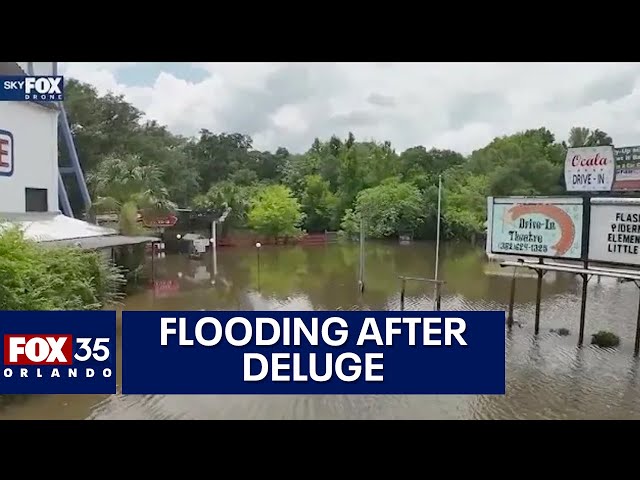 Parts of Ocala still under water after torrential rain