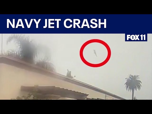 Navy jet crashes off San Diego coast