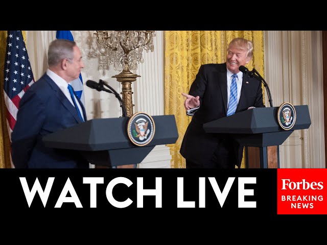 WATCH LIVE: President Trump And PM Netanyahu Hold Bilateral Press Briefing At The White House