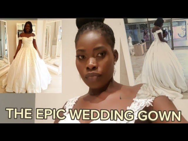 VLOG:THE WEDDING DRESS//MODELLING