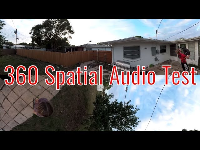 360 Video Test w/Spatial Audio (Zoom H2n & Yi 4K)