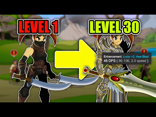 AQW How to progress with a new account in 2024 #1