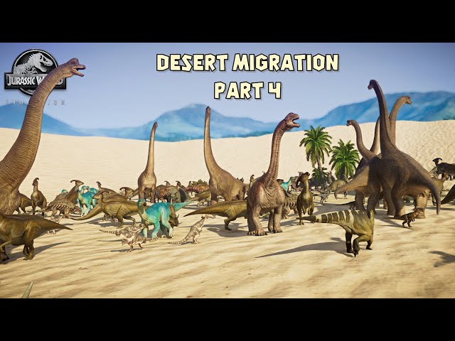 THE GREAT DINOSAUR MIGRATION P4 - NESTING GROUNDS 🦕 | Jurassic World Evolution