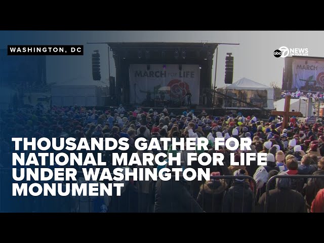 WATCH: Anti-abortion activists gather in D.C. for annual National March for Life