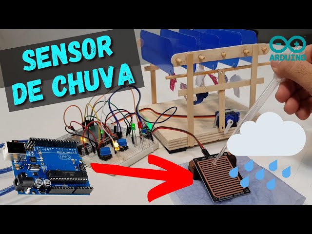 Raindrops sensor module with arduino for automated retractable roof prototype