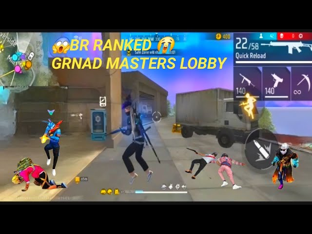 BR RANKED 😭 GRNAD MASTERS LOBBY FREE FIRE MAX 🔥 #trending #garenafreefire #Mr.RobinSingh #gaming