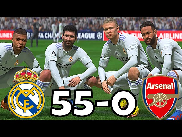 FIFA 23 -RONALDO,MESSI , MBAPPE, NEYMAR, ALL STARS | REAL MADRID VS ARSENAL - PS5 4K