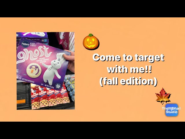 Come with me to target!! (Fall edition) ignore my terrible editing lol