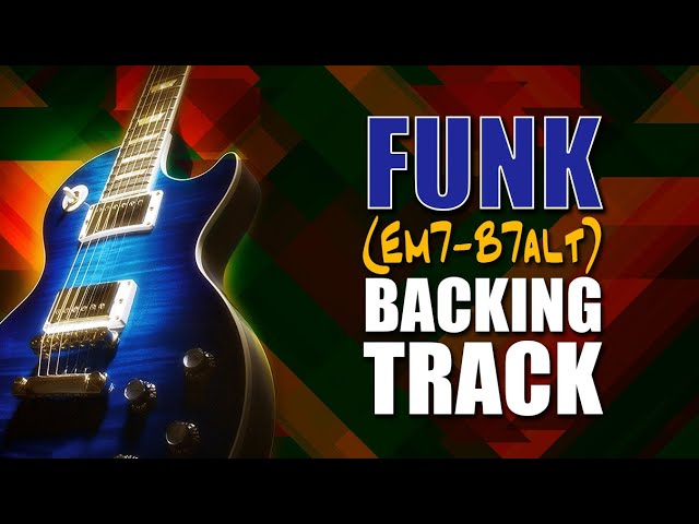 Funk Backing Track (Em7-B7alt) - 110bpm