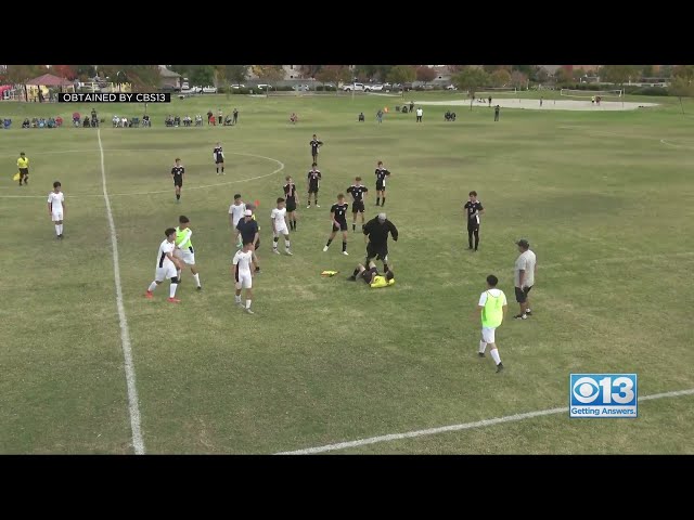 Dad Tackles Referee During Soccer Game After Controversial Call