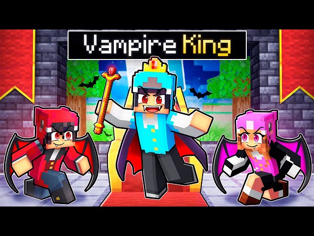 Playing Minecraft as the VAMPIRE KING!