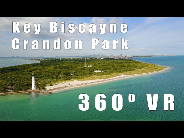 Key Biscayne (Florida) Crandon Park (360 VR 4K)