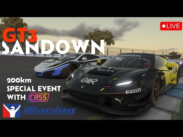 GT3s at Sandown for 200km // iRacing // Bigscreen Beyond VR