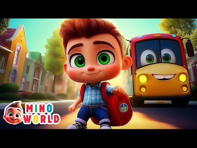 The Wheels On The Bus | Nursery Rhymes + Kids Songs - Mino World