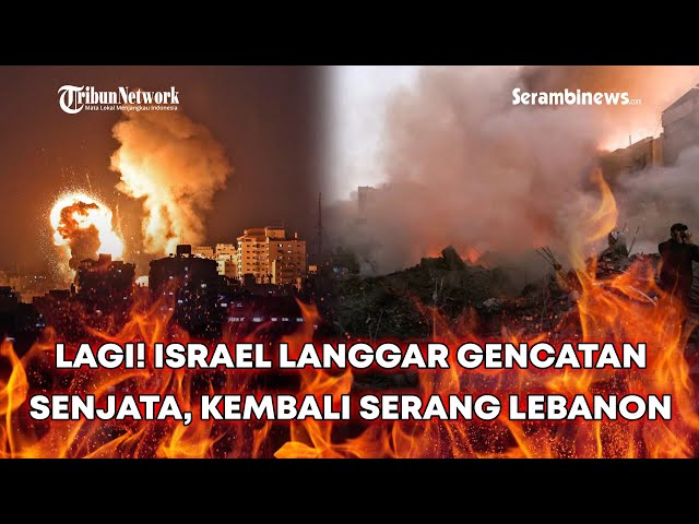 🔴 Kembali Langgar Gencatan Senjata, Jet Tempur IDF Serang Lebanon Selatan