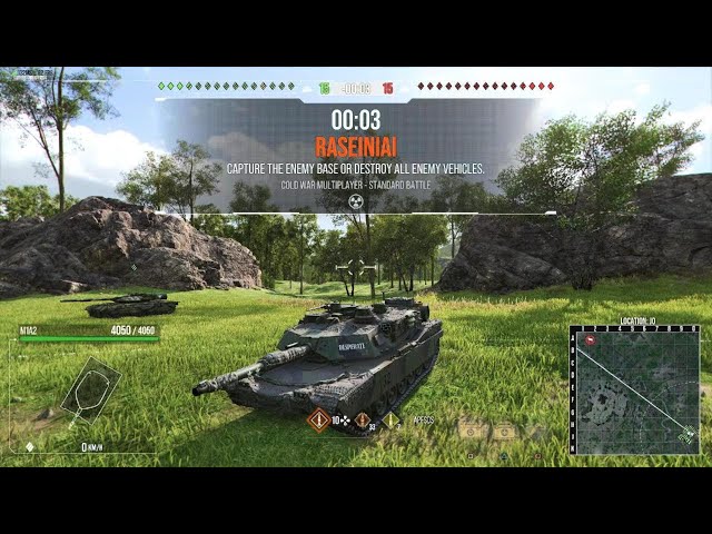 M1A2 ABRAMS l hits the wall | WOT console #world_of_tanks_console #wot