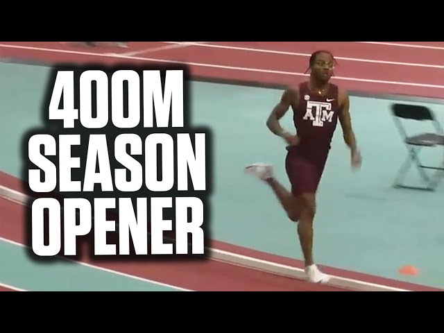 NCAA No. 2 400m From Texas A&M's Auhmad Robinson At New Mexico Team Open 2025