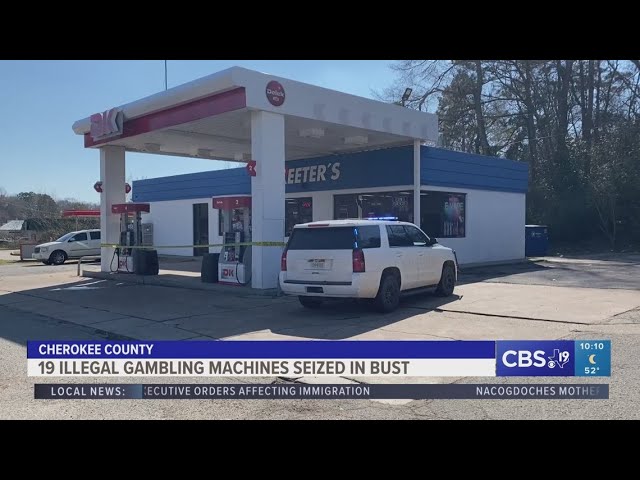 19 illegal gambling machines seized in local gas station