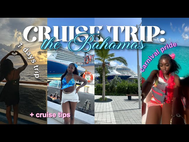 CRUISE VLOG: travel with me for 7 days to the Bahamas | deck parties, GRWM, shows | + cruise tips