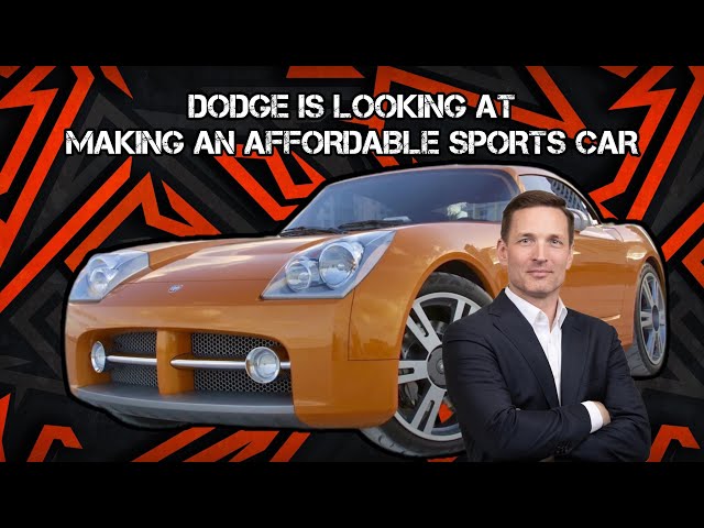 Dodge Is Looking At Making An Affordable Sports Car?