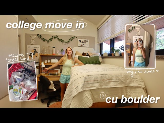 college MOVE IN vlog | CU boulder