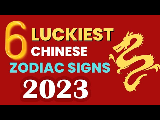 6 Luckiest Chinese Animal Zodiac Signs in 2023 | Ziggy Natural