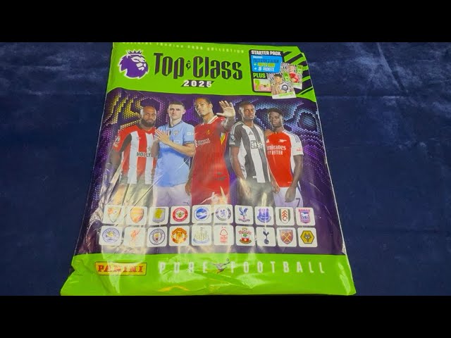 TOP CLASS STARTER PACK 2025 OPENING #panini #football #premierleague #subscribe