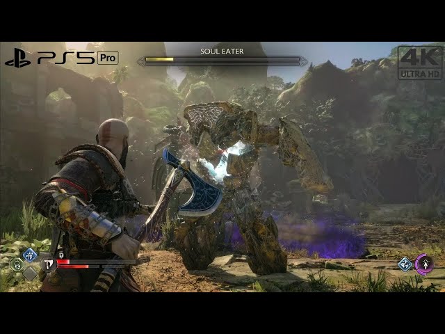 Kratos vs Soul Eater Boss Ultimate Epic Battle | God of War Ragnarök in PS5 Pro | 4K HDR 60FPS