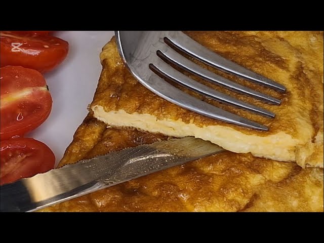 Cheese Omelette.  Easy & Delicious Breakfast.