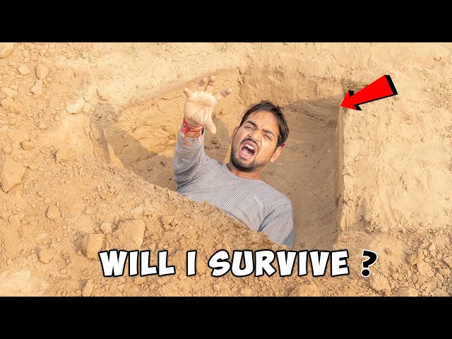 I Spent 24 Hours Buried Alive - No...Oxygen😨